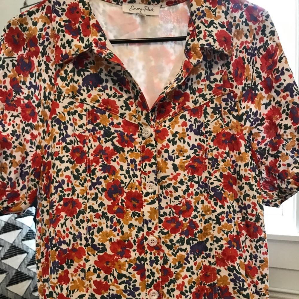 Floral utility dress